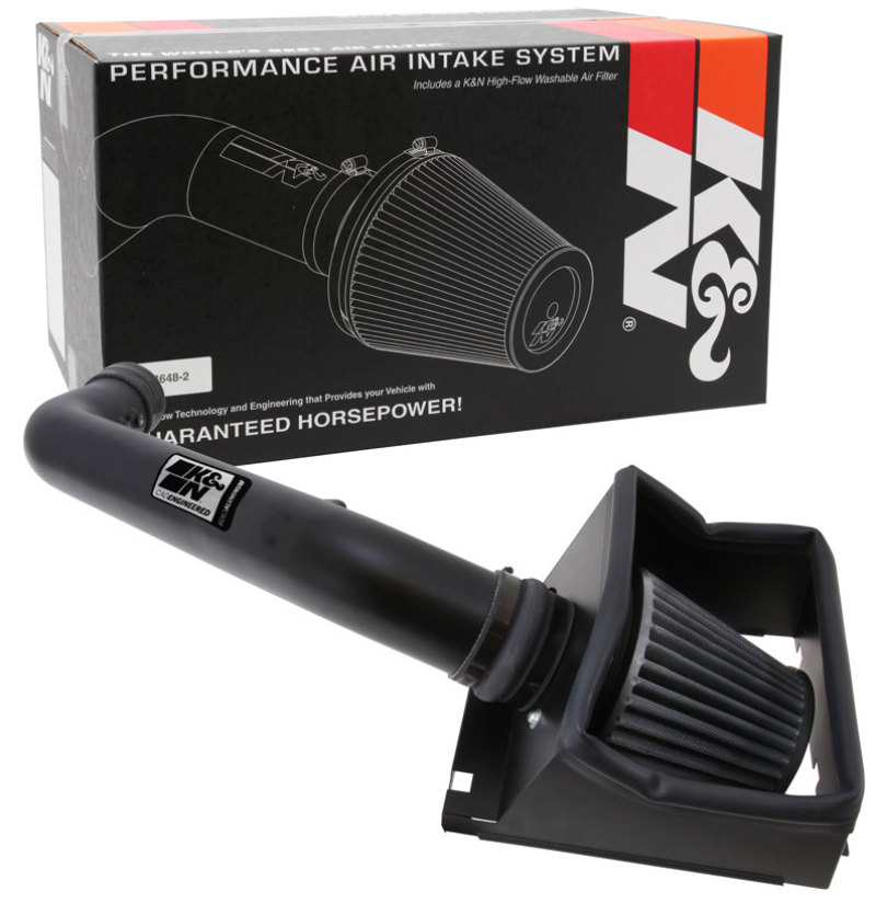 Ford F150 Performance Air Intake - K&N Engineering - Blackhawk Induction - Black - `11-`12